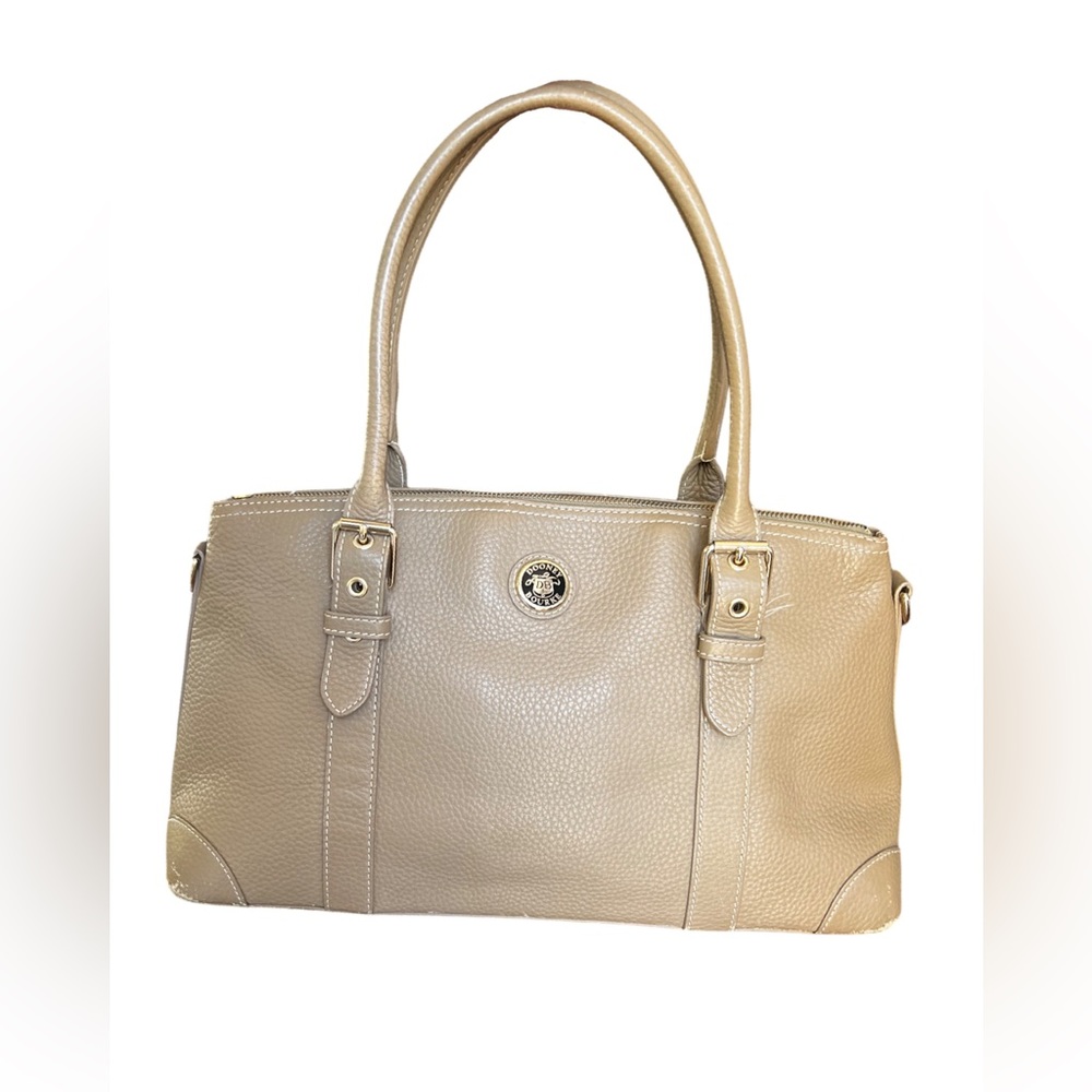DOONEY & BOURKE Tan Leather Pebble Purse